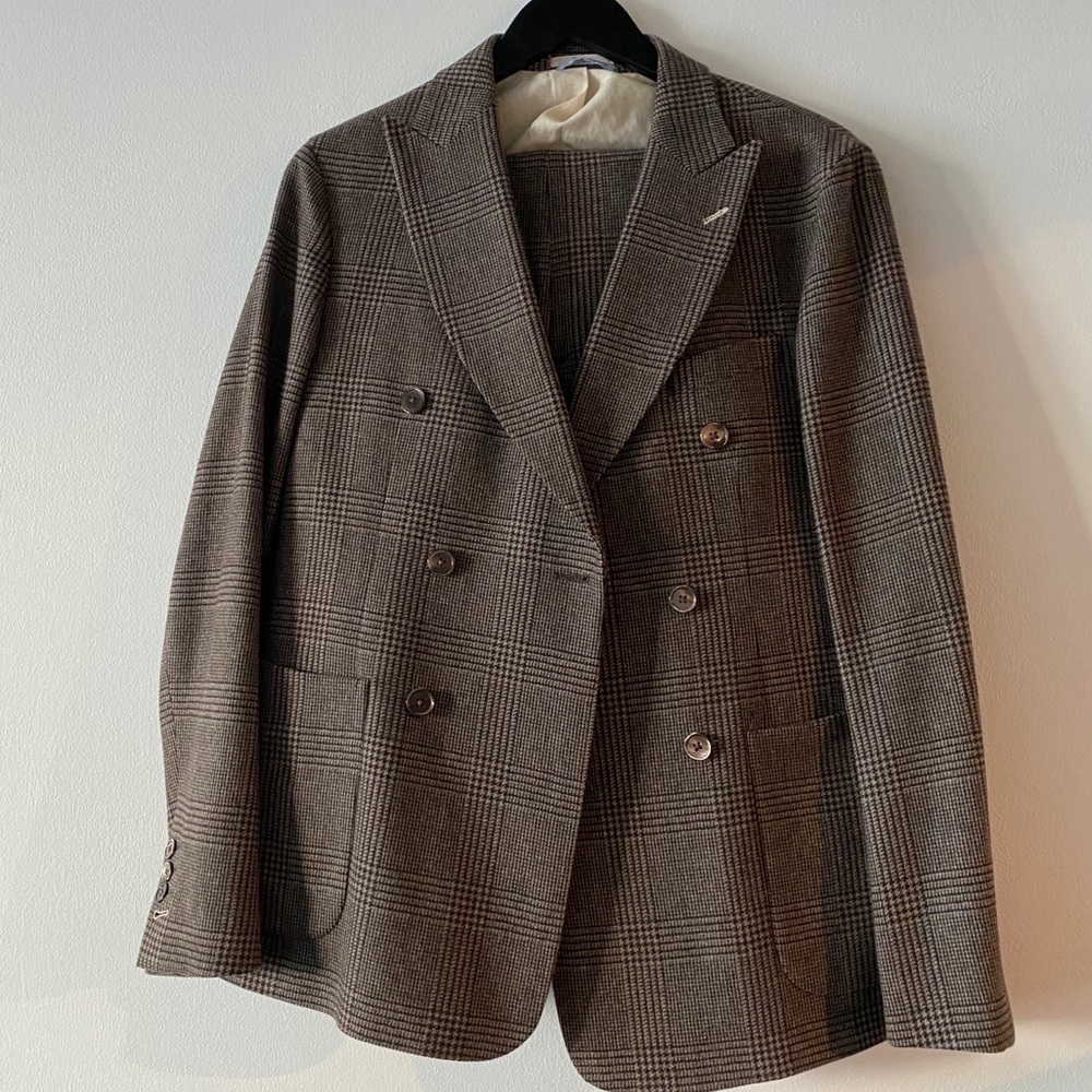 Gang Rugger Plaid Two-Piece Suit